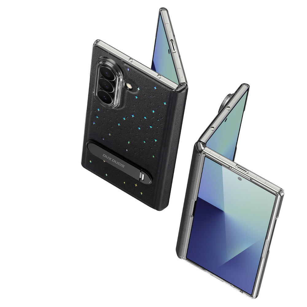 Dux Ducis Stex Case for Samsung Galaxy Z Fold 7 with 360° Stand - Black_6