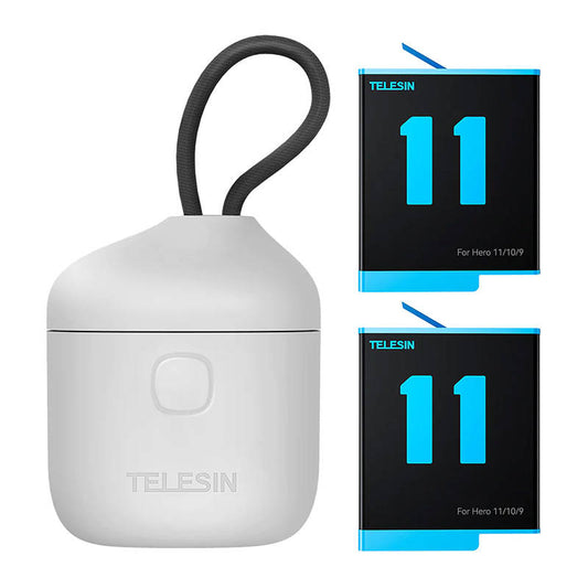 3-slot waterproof charger Telesin Allin box + 2 batteries for GoPro Hero 12 / 11 / 10 / 9_0