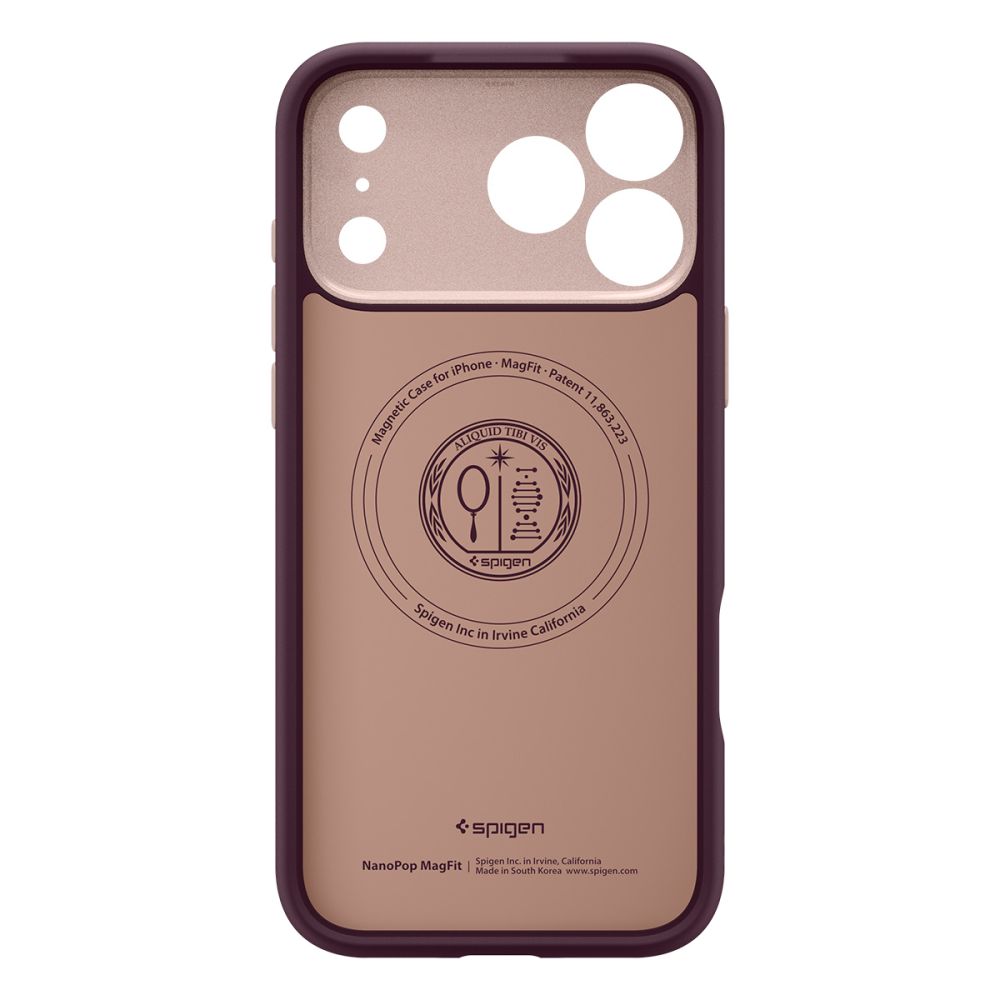 Spigen Nano Pop Mag MagSafe Case for iPhone 17 Pro Max - Burgundy_2