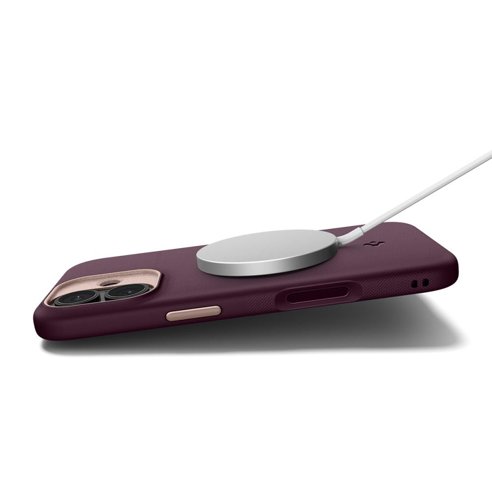 Spigen Nano Pop Mag MagSafe case for iPhone 17 - burgundy_9