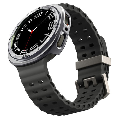 Spigen Bezel Tune Pro Pilot Cover for Samsung Galaxy Watch 8 44mm - Silver_9