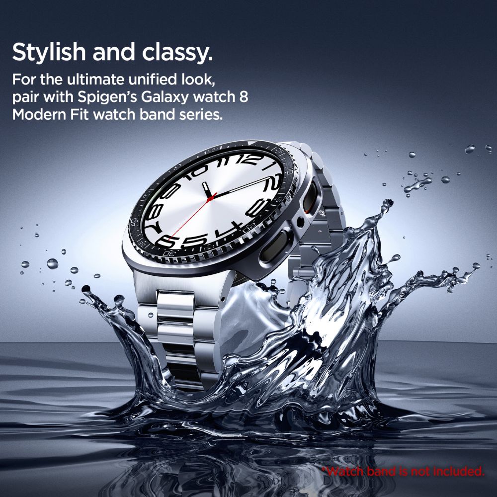 Spigen Bezel Tune Pro Diver Cover for Samsung Galaxy Watch 8 44mm - Black_13