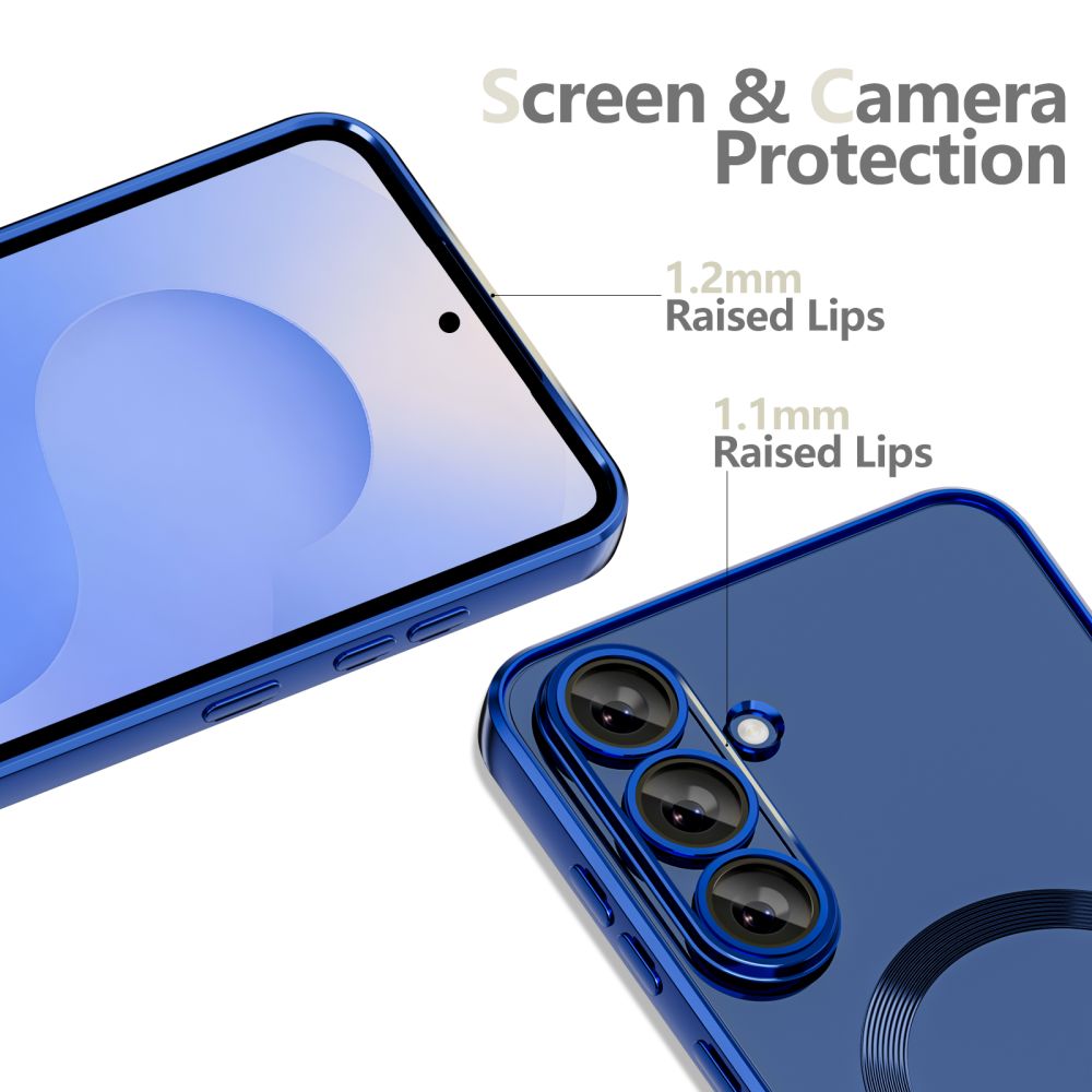 Tech-Protect MagFlex MagSafe Case for Samsung Galaxy S25 FE - Navy Blue_4