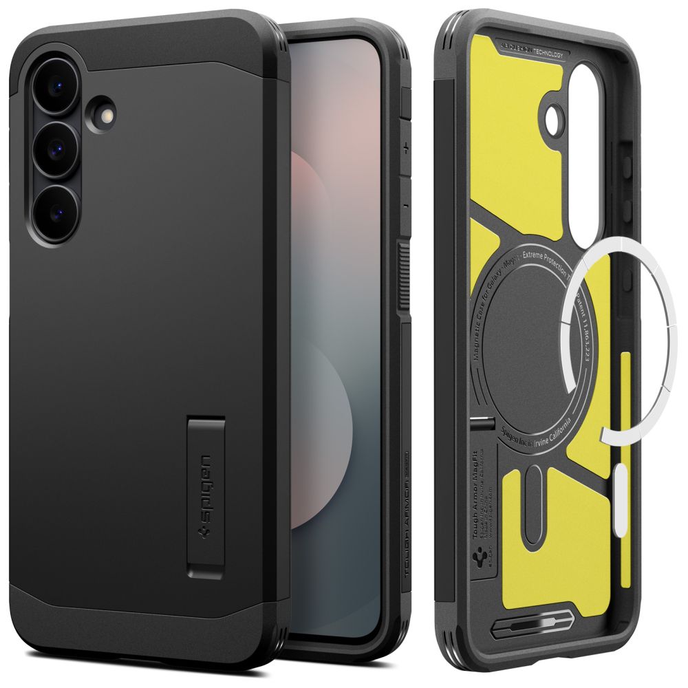 Hard Case Spigen Tough Armor with MagSafe for Samsung Galaxy S25 FE, Black ACS10029_1