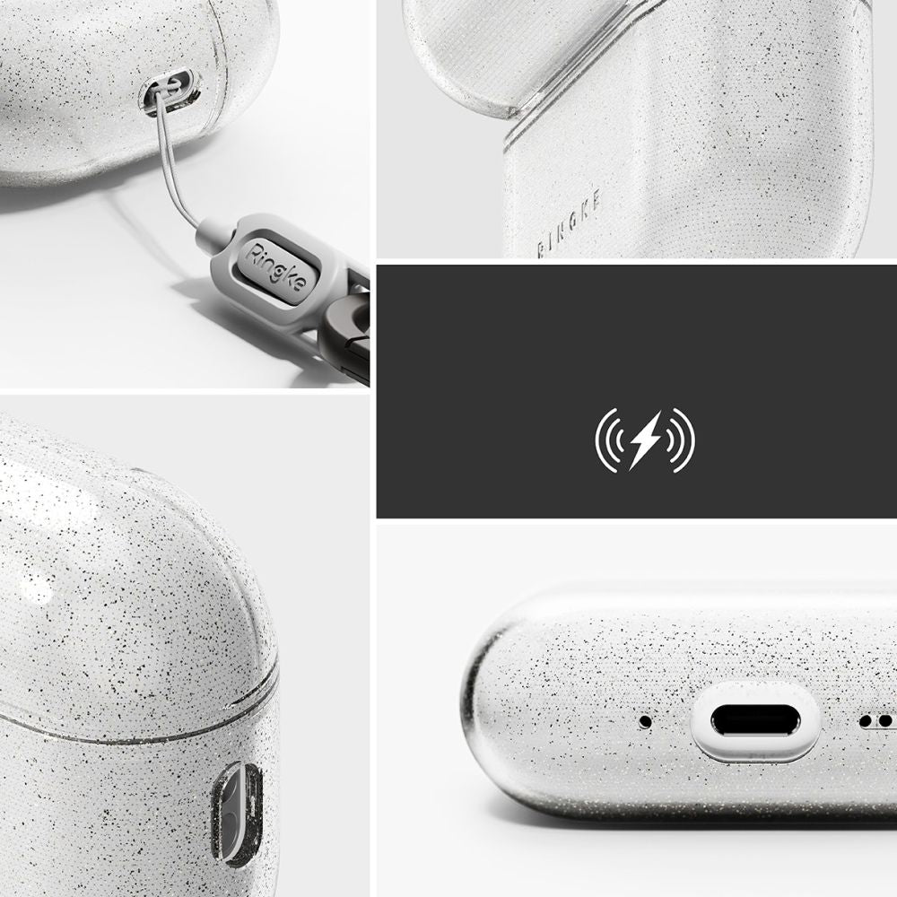 Ringke Air Case for AirPods Pro 3 - Clear Glitter_2