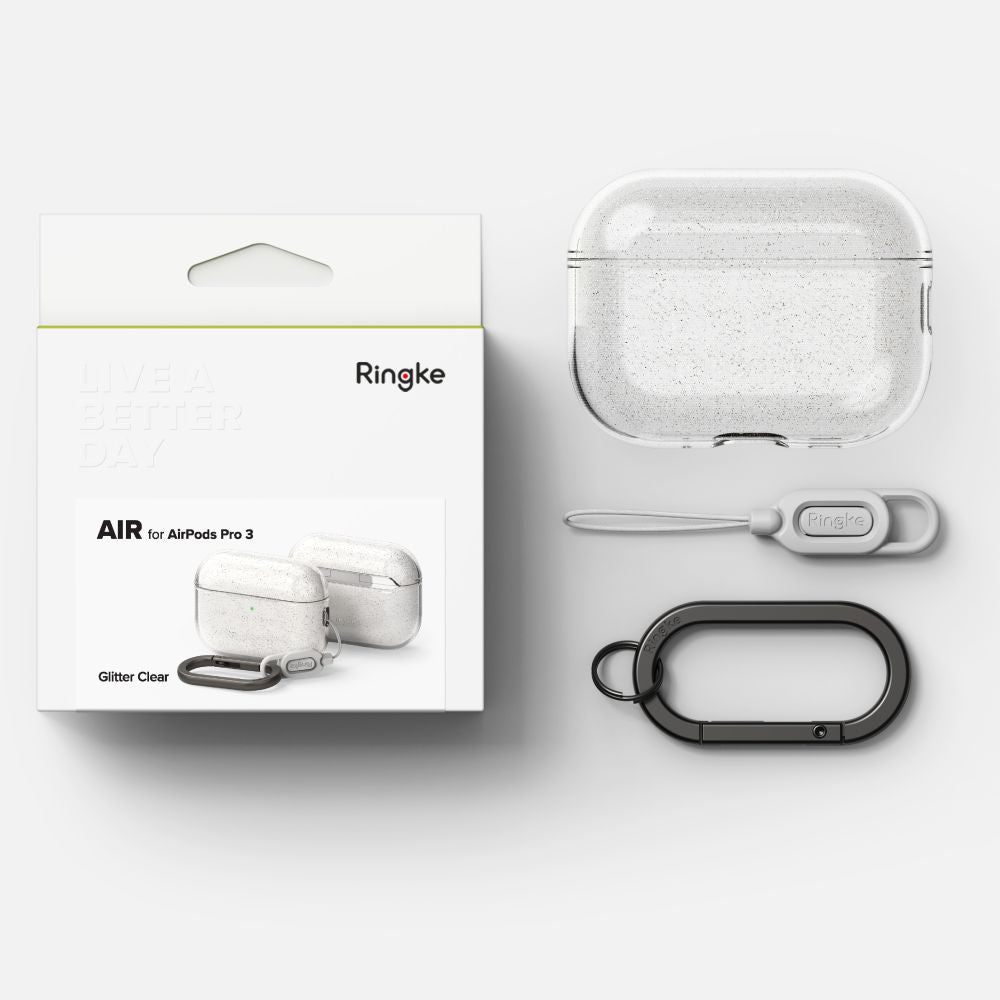 Ringke Air Case for AirPods Pro 3 - Clear Glitter_4
