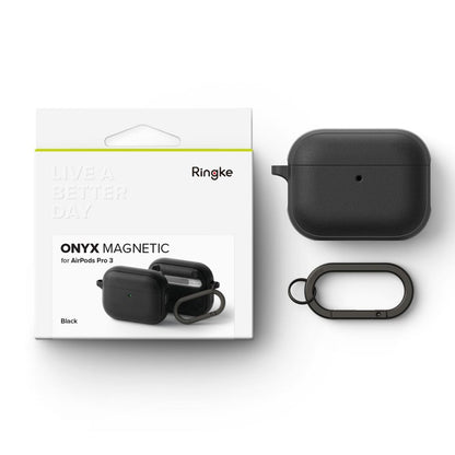 Ringke Onyx Magnetic MagSafe Case for AirPods Pro 3 - Black_6