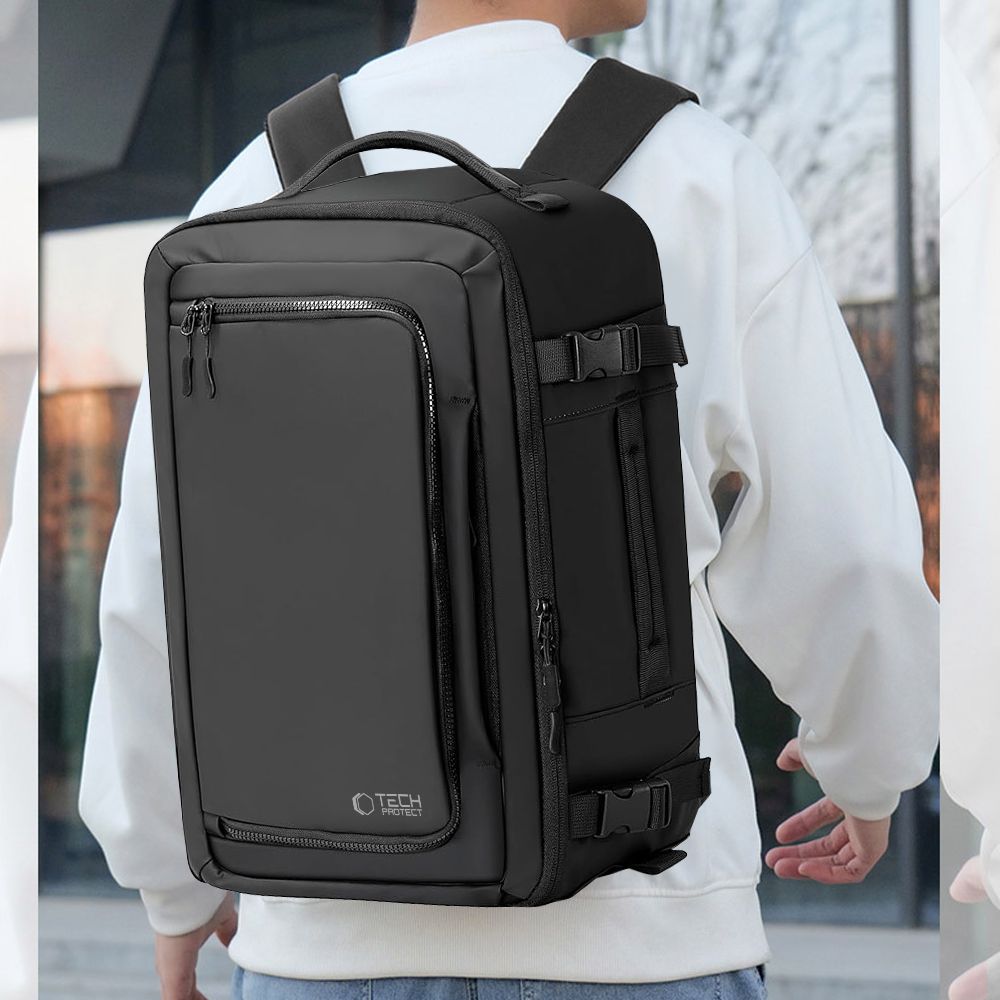 Tech-Protect Defender S50 Backpack for Ryanair &amp; Wizzar, 20L Laptop - Black_8