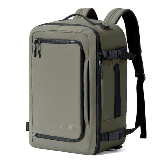 Tech-Protect Defender S50 Backpack for Ryanair &amp; Wizzar, 20L Laptop - Olive_0