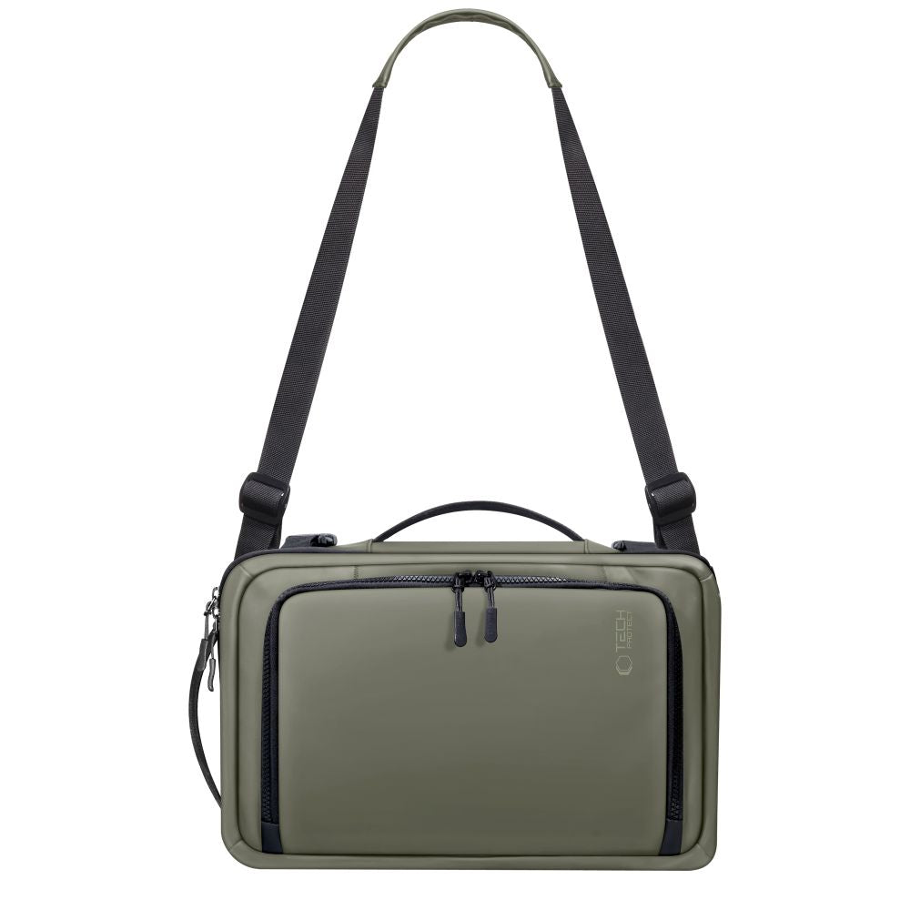 Tech-Protect Defender S50 Backpack for Ryanair &amp; Wizzar, 20L Laptop - Olive_3