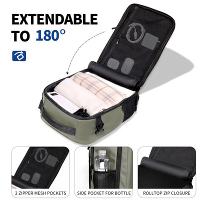 Tech-Protect Defender S50 Backpack for Ryanair &amp; Wizzar, 20L Laptop - Olive_5