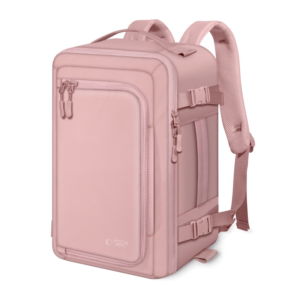 Tech-Protect Defender S50 Backpack for Ryanair &amp; Wizzar, 20L Laptop - Pink_0