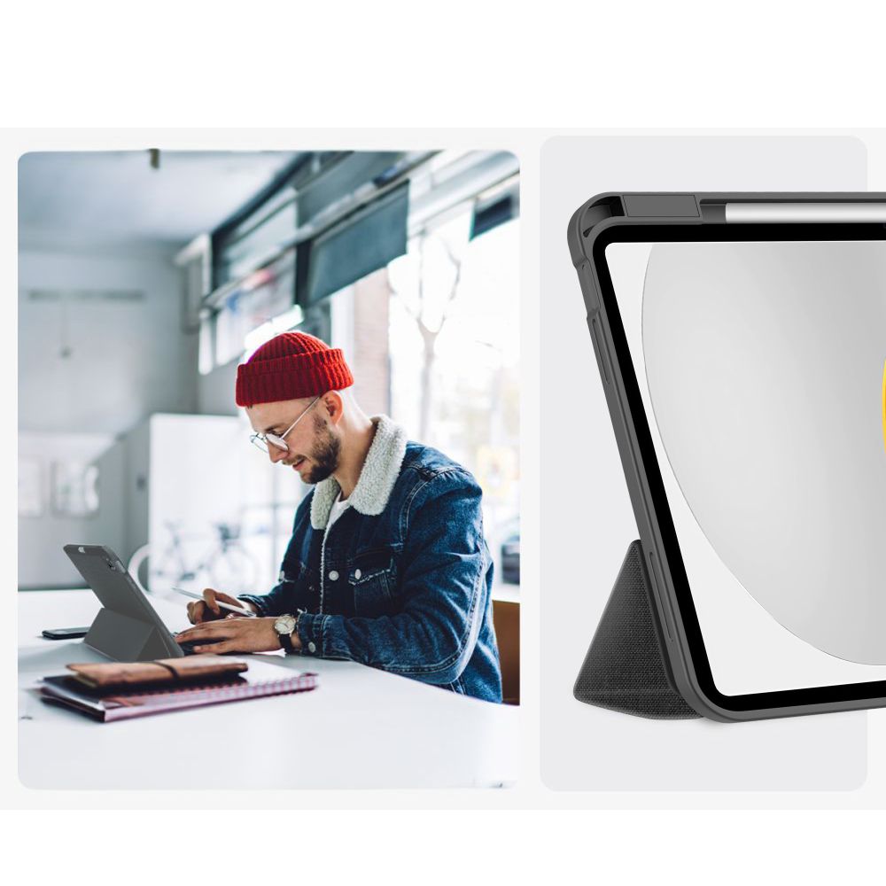 Tech-Protect SC Pen Canvas Case for iPad 10.9” 2022 / iPad 11” 2025 - Gray_9