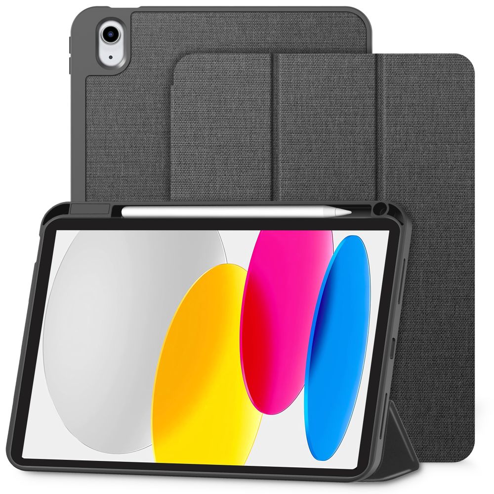 Tech-Protect SC Pen Canvas Case for iPad 10.9” 2022 / iPad 11” 2025 - Gray_1
