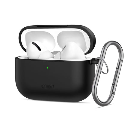 Tech-Protect Silicone Hook Case for AirPods Pro 3 - Black_0