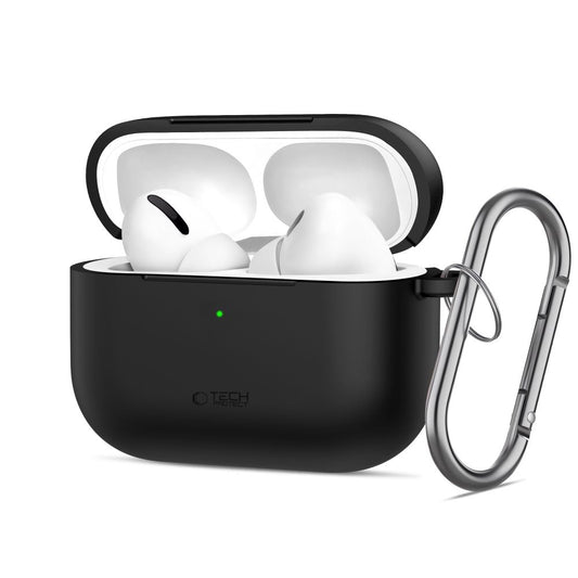 Tech-Protect Silicone Hook Case for AirPods Pro 3 - Black_0
