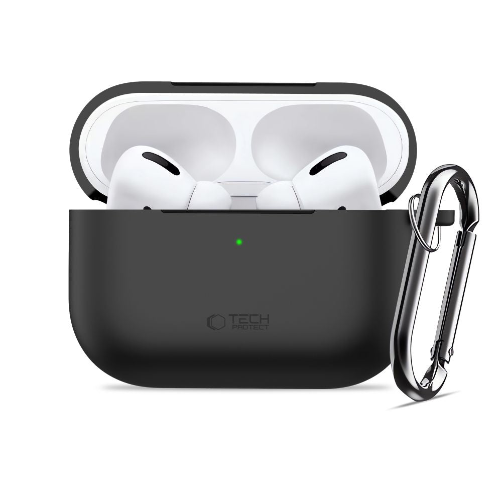 Tech-Protect Silicone Hook Case for AirPods Pro 3 - Black_2