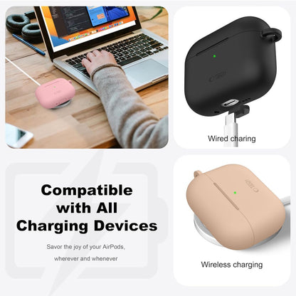 Tech-Protect Silicone Hook Case for AirPods Pro 3 - Black_5