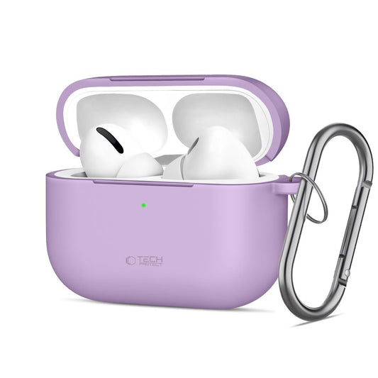 Tech-Protect Silicone Hook Case for AirPods Pro - Purple_0