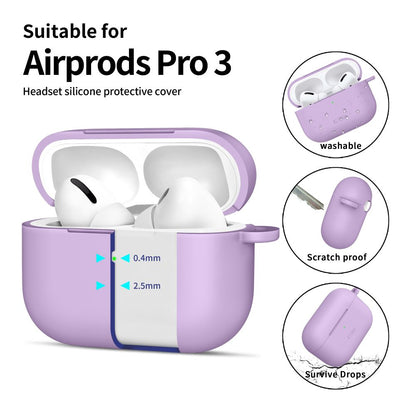 Tech-Protect Silicone Hook Case for AirPods Pro - Purple_3