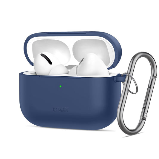 Tech-Protect Silicone Hook Case for AirPods Pro - Navy Blue_0