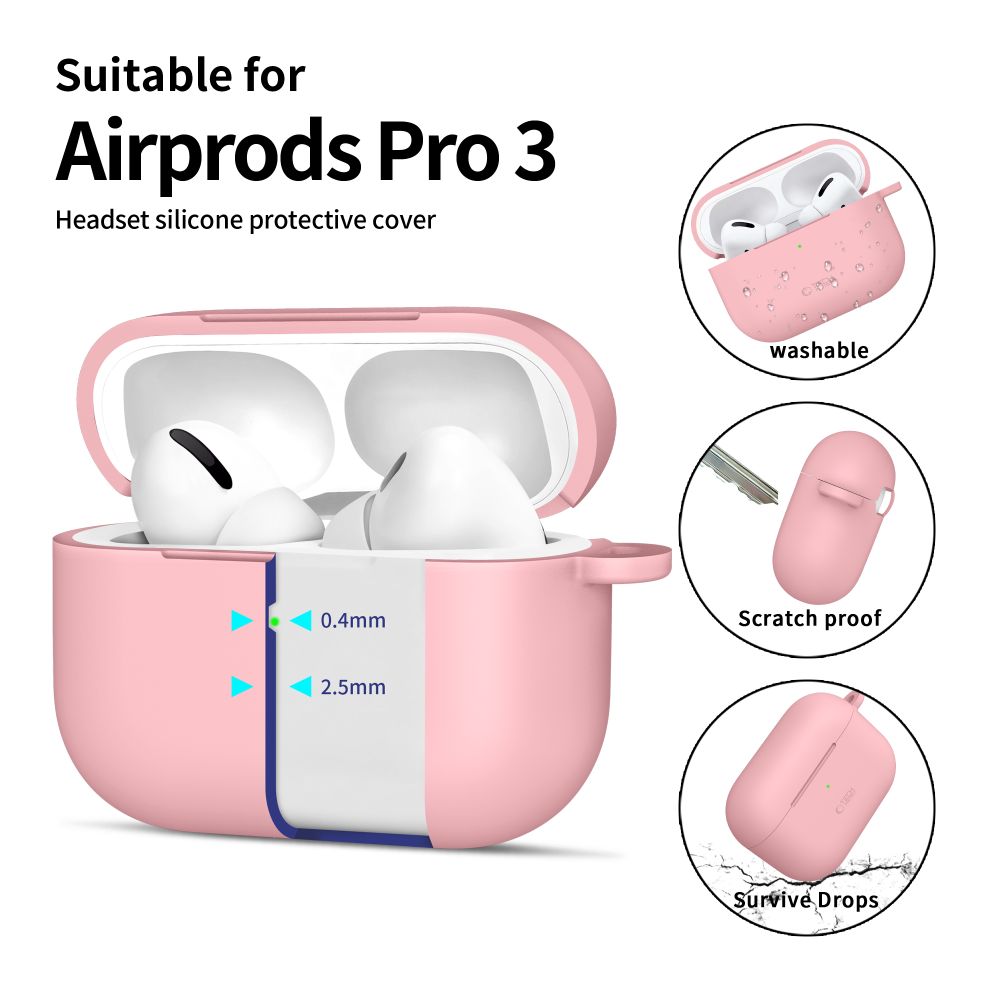 Tech-Protect Silicone Hook Case for AirPods Pro - Pink_3