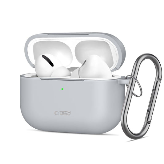 Tech-Protect Silicone Hook Case for AirPods Pro - Gray_0