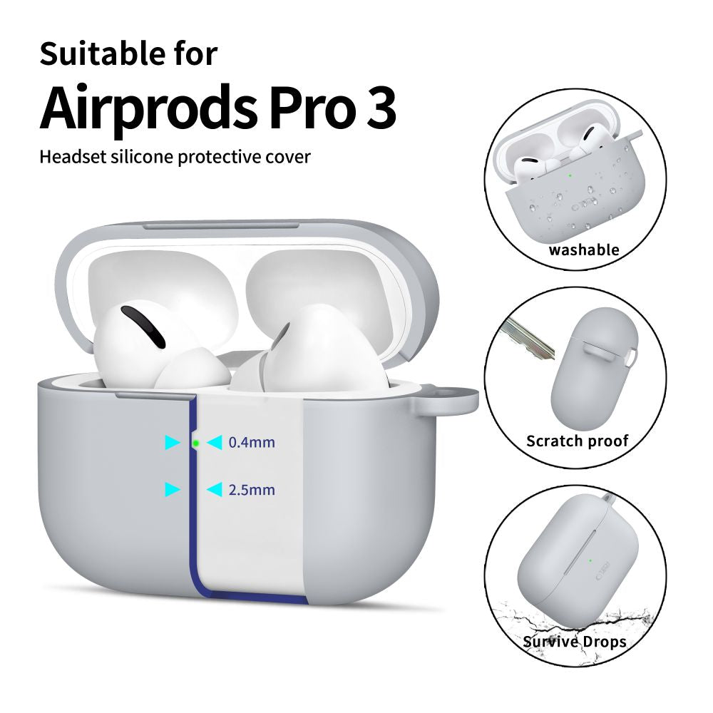 Tech-Protect Silicone Hook Case for AirPods Pro - Gray_3
