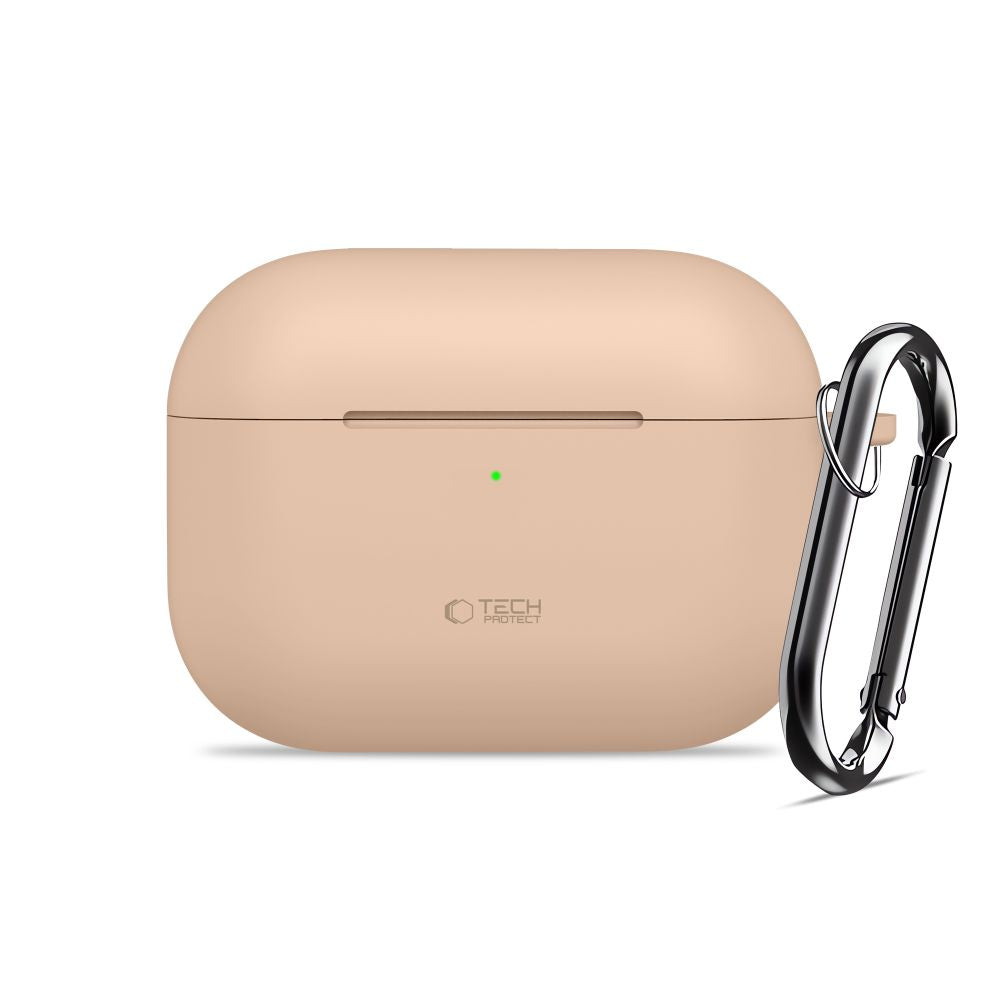 Tech-Protect Silicone Hook Case for AirPods Pro - Beige_1