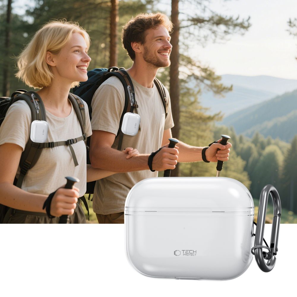 Tech-Protect FlexAir Case for AirPods Pro - Clear_6