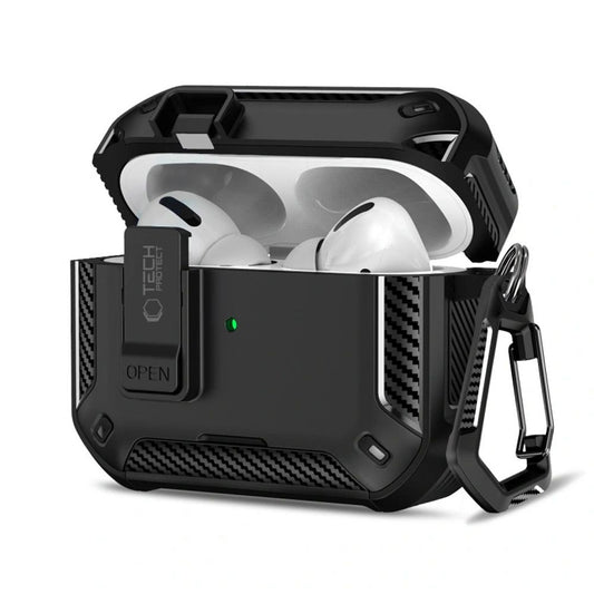Tech-Protect Carbonox MagSafe case for AirPods Pro - black_0