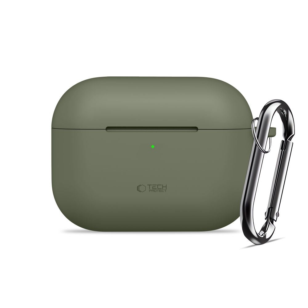 Tech-Protect Silicone Hook Case for AirPods Pro - Olive_1
