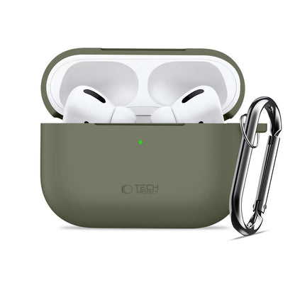 Tech-Protect Silicone Hook Case for AirPods Pro - Olive_2