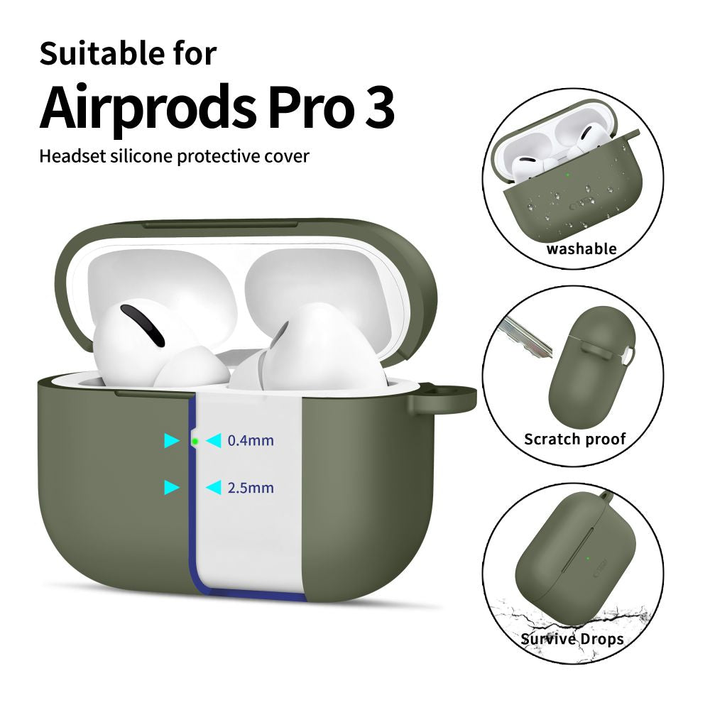 Tech-Protect Silicone Hook Case for AirPods Pro - Olive_3