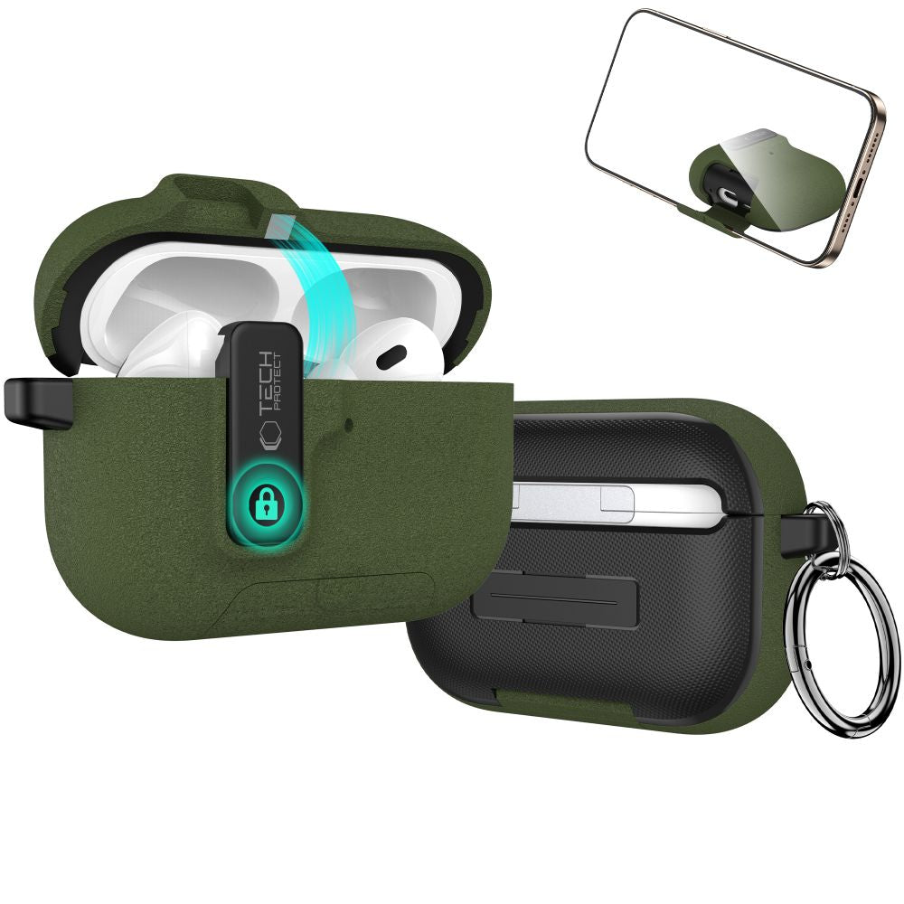 Tech-Protect Slim Hook Case for AirPods Pro 3 - Green_3