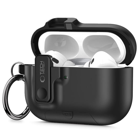 Tech-Protect Slim Hook Case for AirPods Pro 3 - Black_0