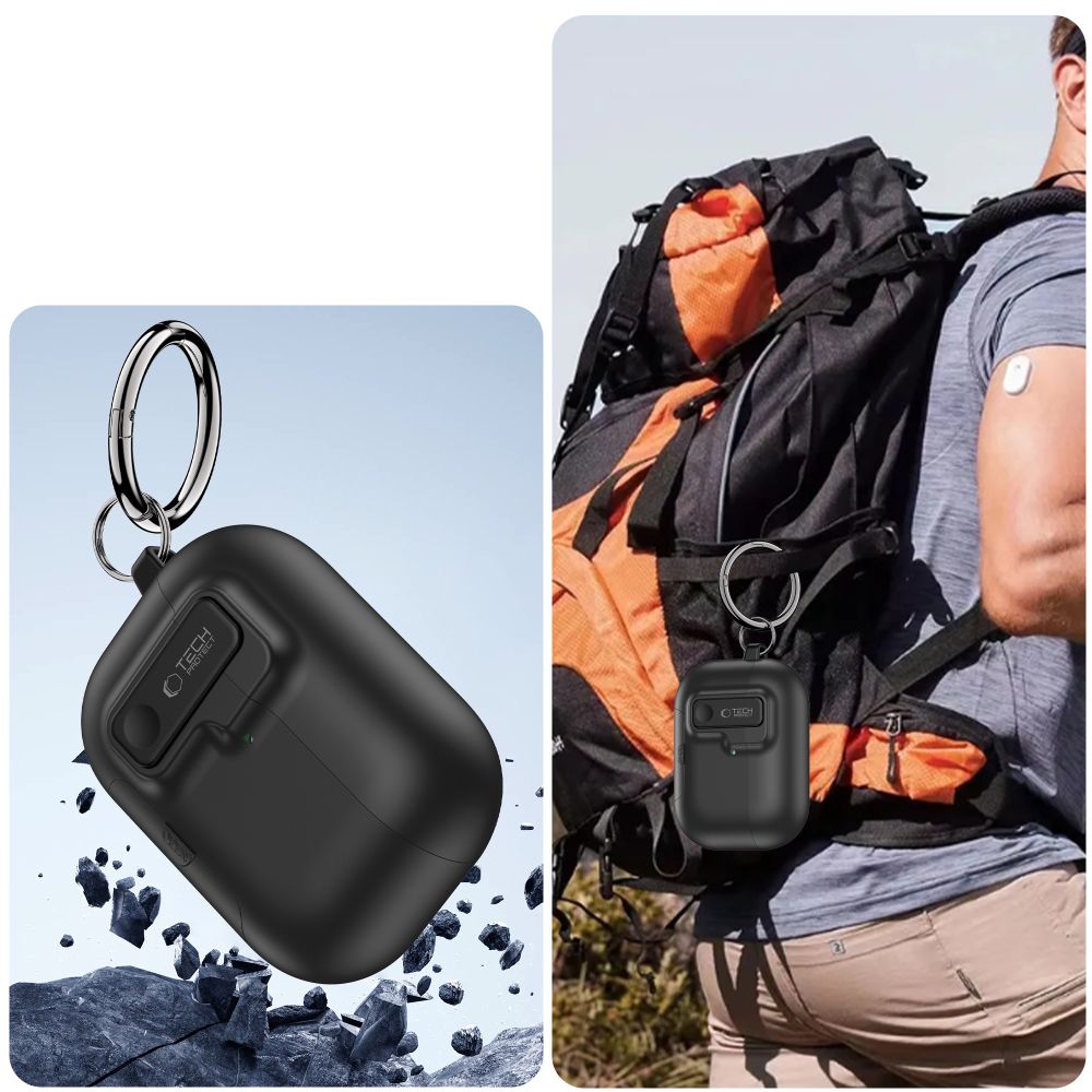 Tech-Protect Slim Hook Case for AirPods Pro 3 - Black_9