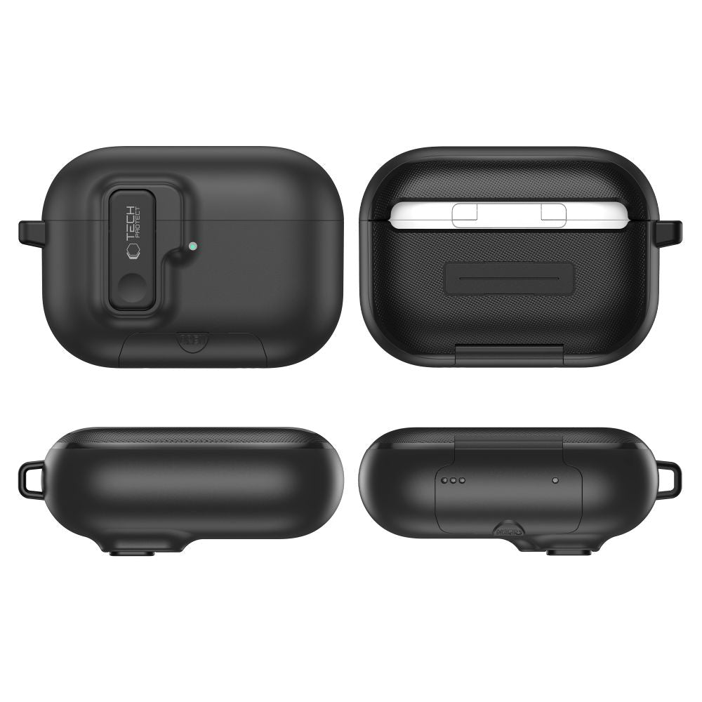 Tech-Protect Slim Hook Case for AirPods Pro 3 - Black_4