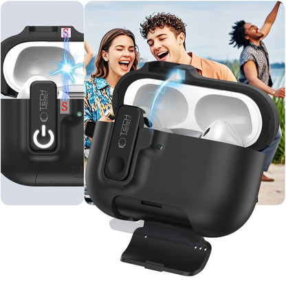 Tech-Protect Slim Hook Case for AirPods Pro 3 - Black_8