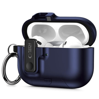 Tech-Protect Slim Hook Case for AirPods Pro 3 - Navy Blue_0