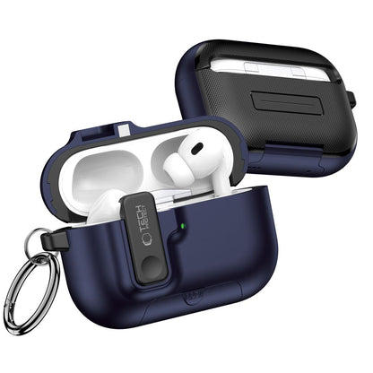 Tech-Protect Slim Hook Case for AirPods Pro 3 - Navy Blue_2