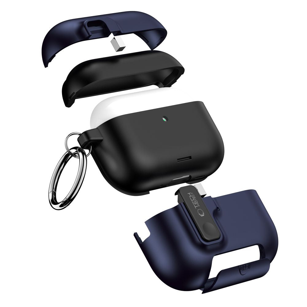 Tech-Protect Slim Hook Case for AirPods Pro 3 - Navy Blue_6