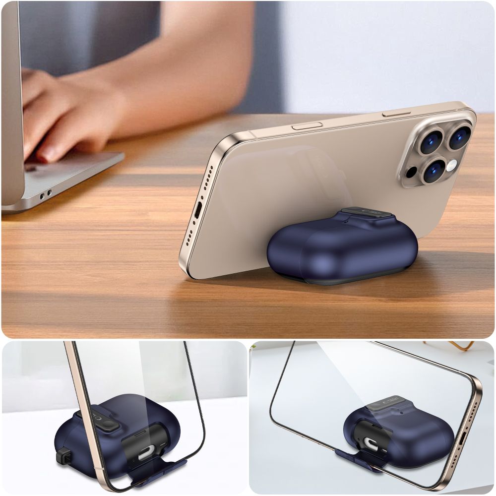 Tech-Protect Slim Hook Case for AirPods Pro 3 - Navy Blue_7