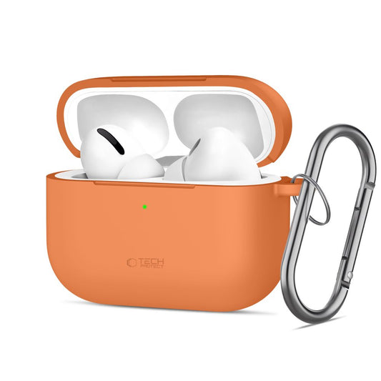 Tech-Protect Silicone Hook case for AirPods Pro - orange_0