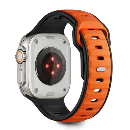 Tech-Protect IconBand Line Strap for Apple Watch 44 / 45 / 46 / 49 mm - Black and Orange_1