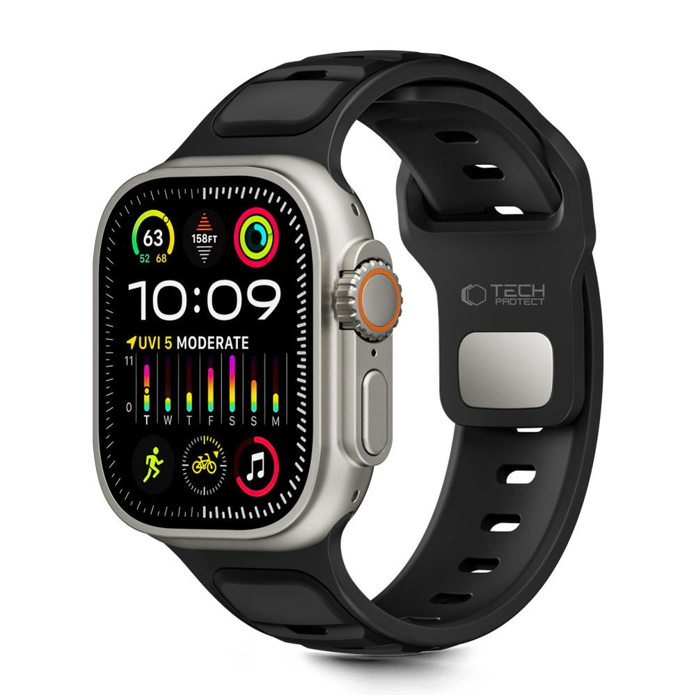 Tech-Protect IconBand Line Strap for Apple Watch 44 / 45 / 46 / 49 mm - Black_0