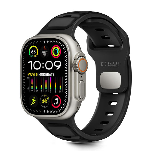 Tech-Protect IconBand Line Strap for Apple Watch 44 / 45 / 46 / 49 mm - Black_0