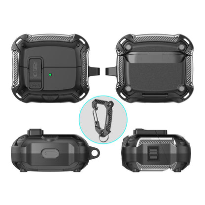 Tech-Protect Silicone Hook Case for Samsung Galaxy Buds 3 / 3 FE / 3 Pro - Black_2