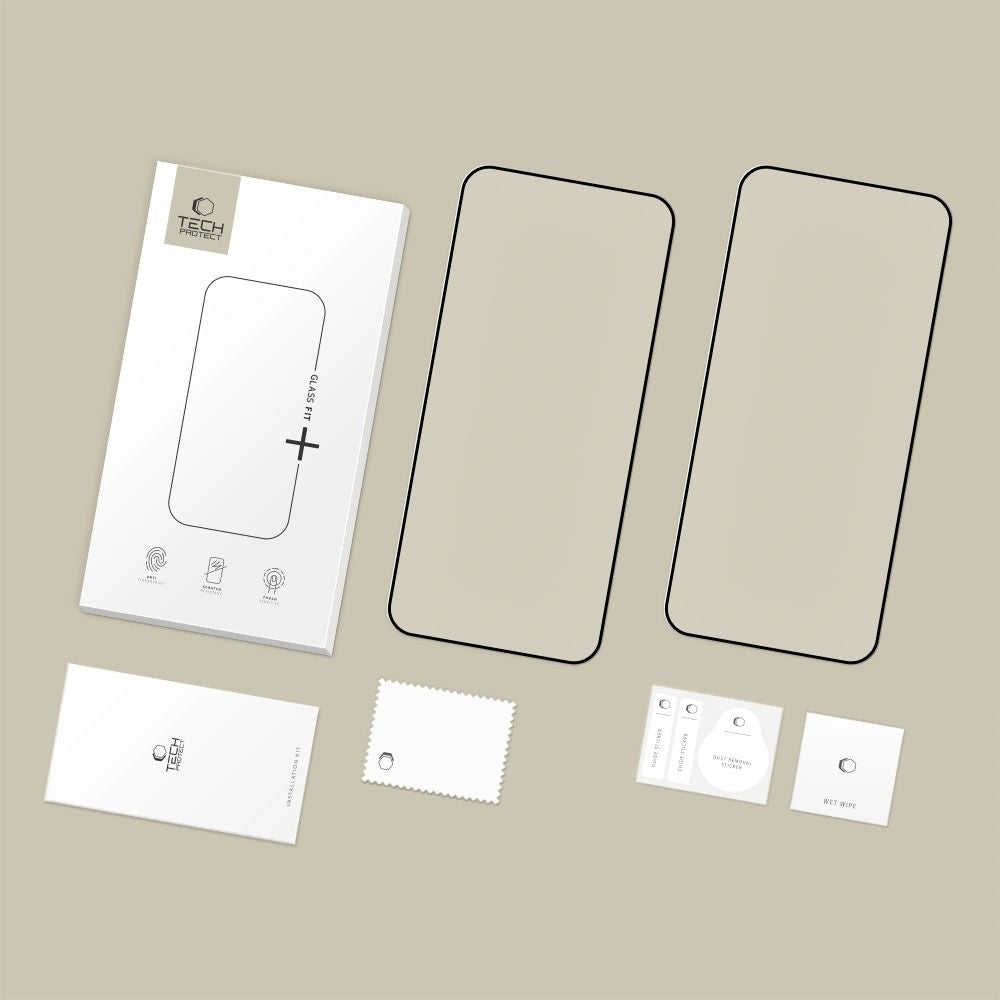 Tech-Protect Glass Fit+ 2-pack tempered glass for Xiaomi Redmi 15C 173 mm / Poco C85 173 mm - black_6