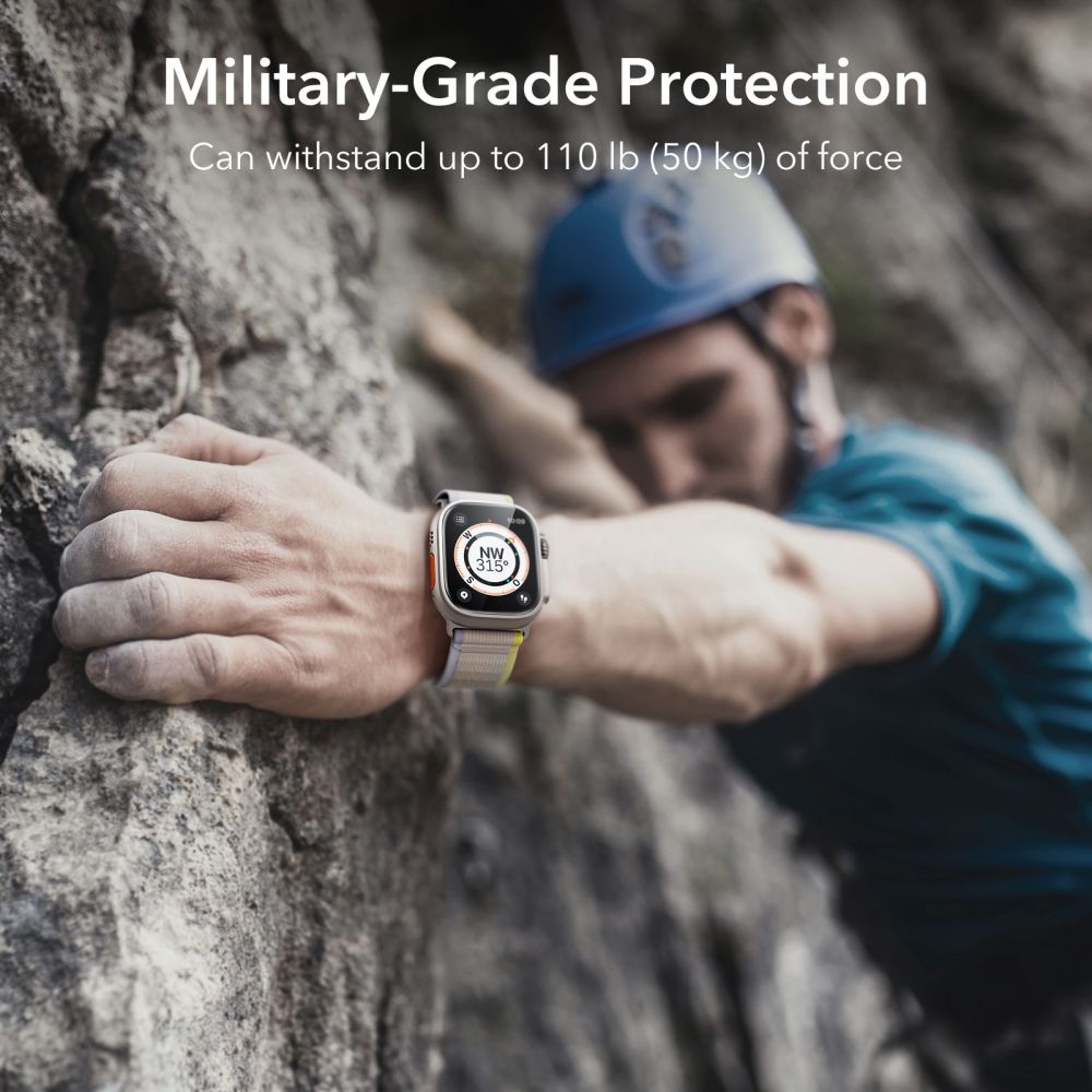 ESR Armorite 2-pack Tempered Glass for Apple Watch Ultra 49mm - Titanium_4